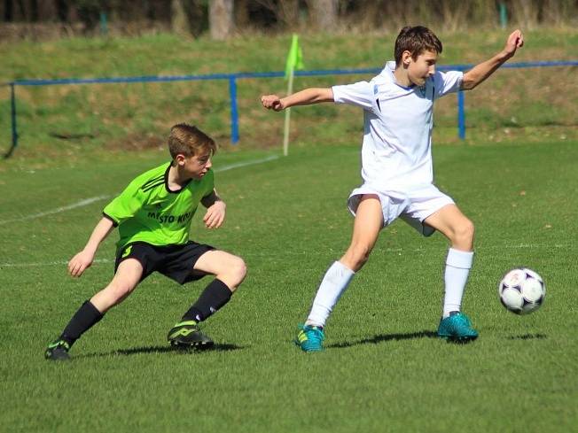 Z utkání žáků FK Kolín U14 - Benešov (0:2).