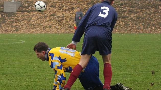 Z utkání fotbalové I. B třídy Libodřice - Tuchoraz (2:1).