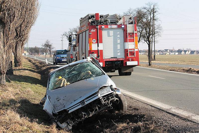 Nehoda směrem na Tři Dvory