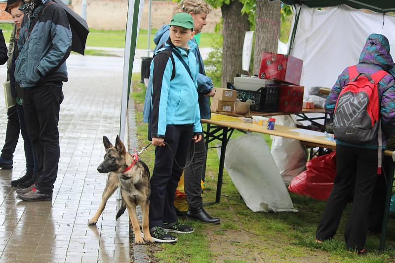 Počasí organizátorům příliš nepřálo, přesto se do úklidu zapojilo na třicet dobrovolníků.