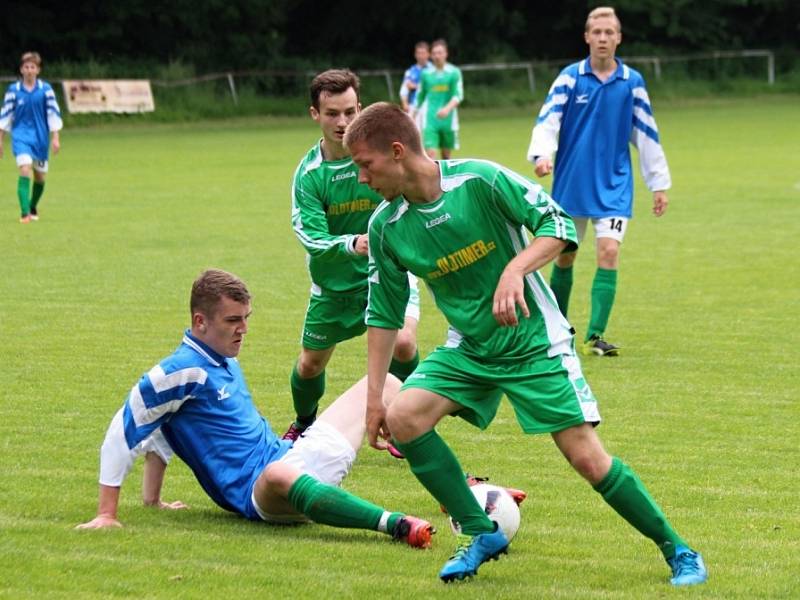 Z utkání okresního přeboru dorostu Zásmuky - Chotusice (9:5).