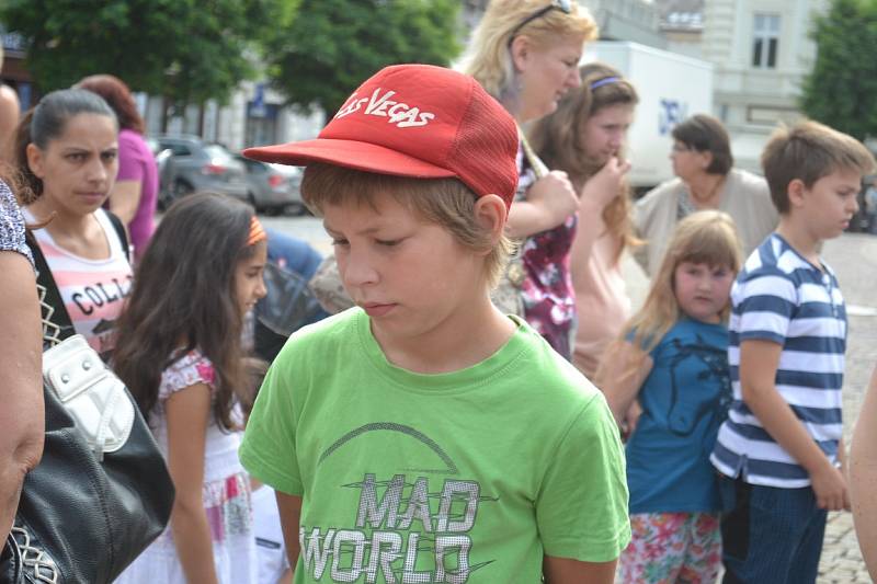 Děti soutěžily na Karlově náměstí