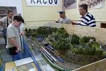 Výstava železničních modelů a kolejišť v Pečkách.