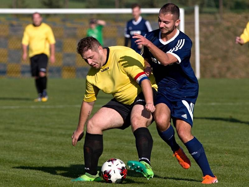 Z utkání Libodřice - Velim B (3:2).