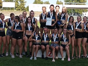 Juniorky získaly stříbrné medaile na mistrovství Čech.