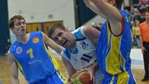 Z utkání Mattoni NBL BC Farfallino Kolín - BK Opava (83:80)