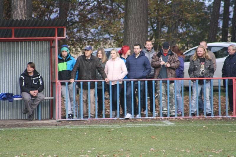 Z utkání Jestřabí Lhota - Konárovice (2:0).