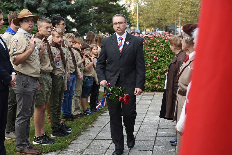 Výročí vzniku samostatné republiky si připomněli v Kolíně.