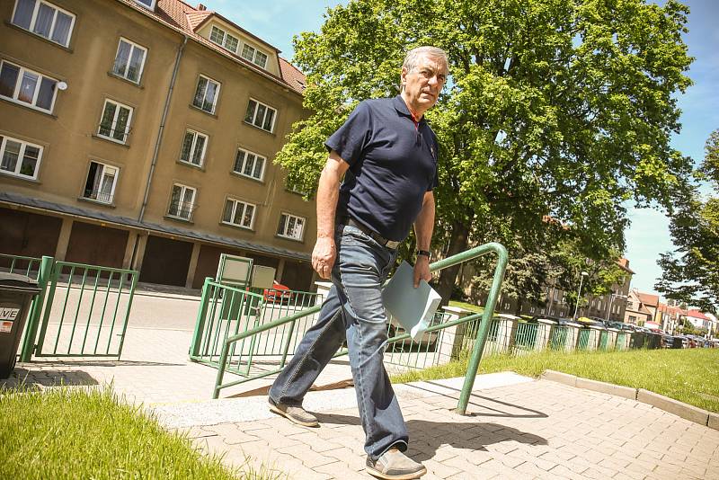 Volby do EP na Kolínsku, volební místnost v Mateřské škole Bachmačská Kolín