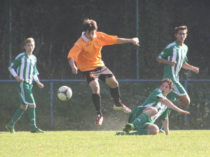 Z utkání FK Kolín (U17) - Meteor Praha (1:2).