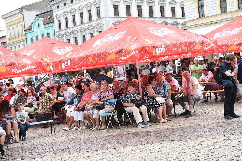 Sobota na Kmochově Kolínu byla pestrá, vrcholem se stal koncert Václava Neckáře.