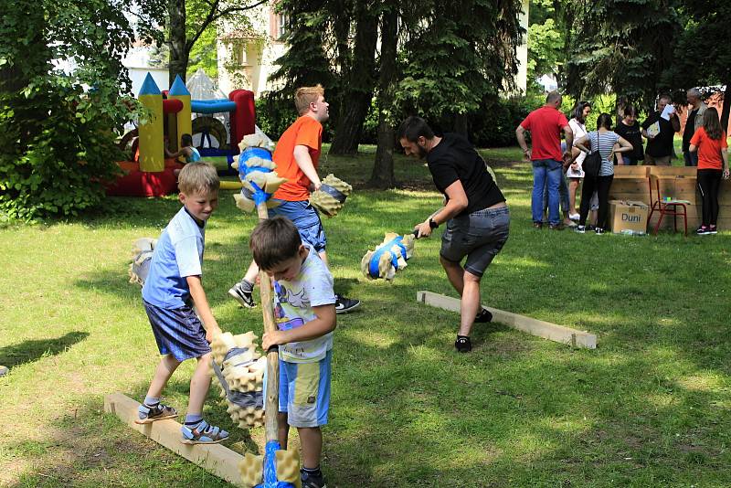 V sobotu se u pivovarského rybníka v Českém Brodě konal festival neziskových organizací.