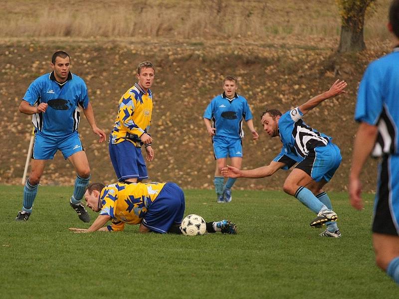 Z utkání Libodřice - Červené Pečky (2:1).