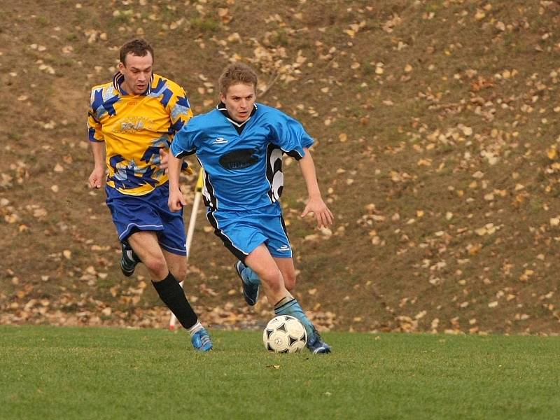 Z utkání Libodřice - Červené Pečky (2:1).