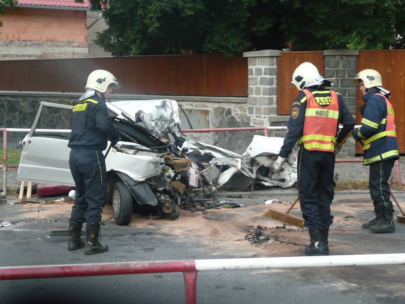 Smrtelná nehoda v Jaselské ulici v Kolíně