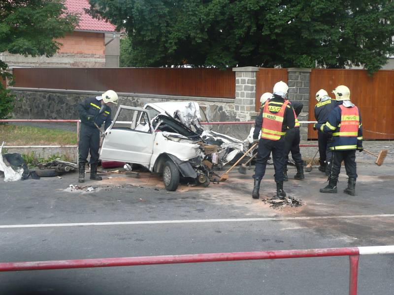 Smrtelná nehoda v Jaselské ulici v Kolíně