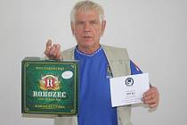 Antonín Fabián starší získal karton piv značky Rohozec a poukázku  v hodnotě 100,- Kč do kolínské kavárny Kristián.