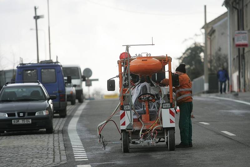 Práce v Zásmukách 12. 3. 2009