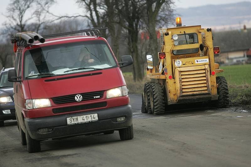 Práce v Zásmukách 12. 3. 2009