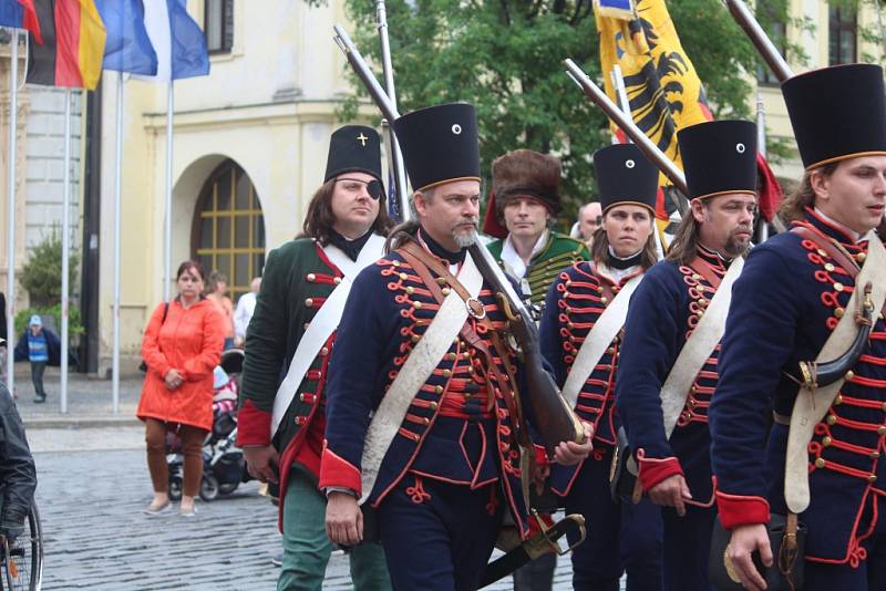 Na Karlově náměstí si připomněli bitvu u Kolína