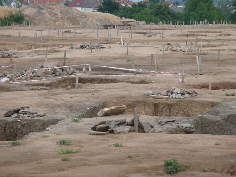 Archeologický průzkum po trase budoucího obchvatu Kolína