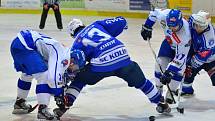 Z utkání semifinále play off II. ligy; Kolín - Tábor 4:3 pp. Kozlové postoupili do baráže o první ligu.