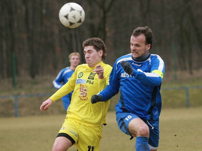 Z přípravného utkání FK Kolín - Jihlava B (0:4).