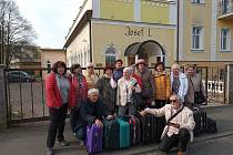 Výlet turistů z Peček vedl na západ Čech, především do Františkových Lázní.
