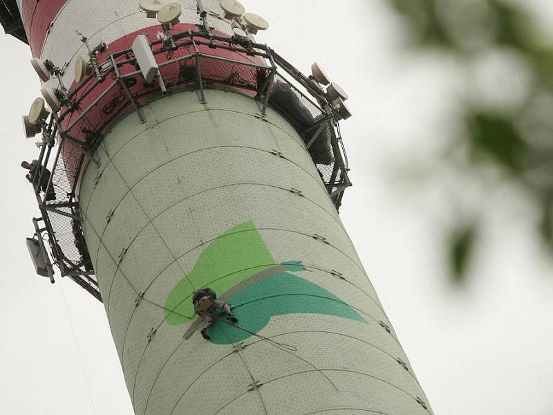 Komín ozdobí motýlci různých velikostí