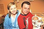 Tatínek Robert se společně s maminkou Lucií Třešňákovou a prvorozenou dcerou Karolínou Talackovou vyfotil dva dny po 10. lednu, kdy se narodila s váhou 3 030 gramů a výškou 49 centimetrů. Společně žijí v Plaňanech.
