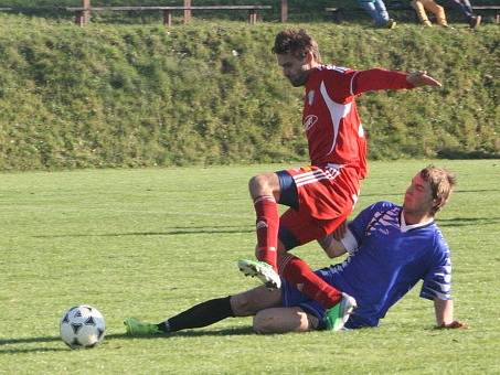 Z utkání Libodřice - Polepy (3:7).