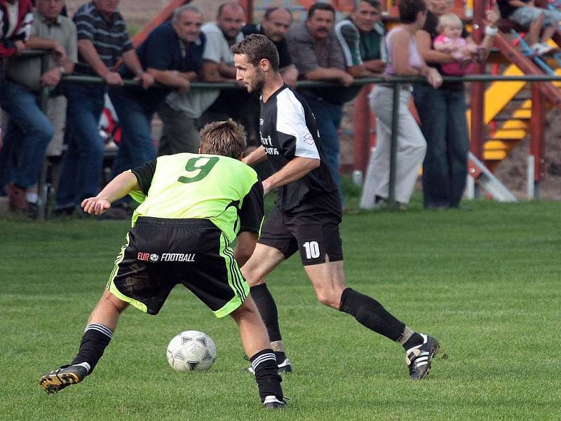 Z přípravného utkání Třebovle - Kouřim (3:3).