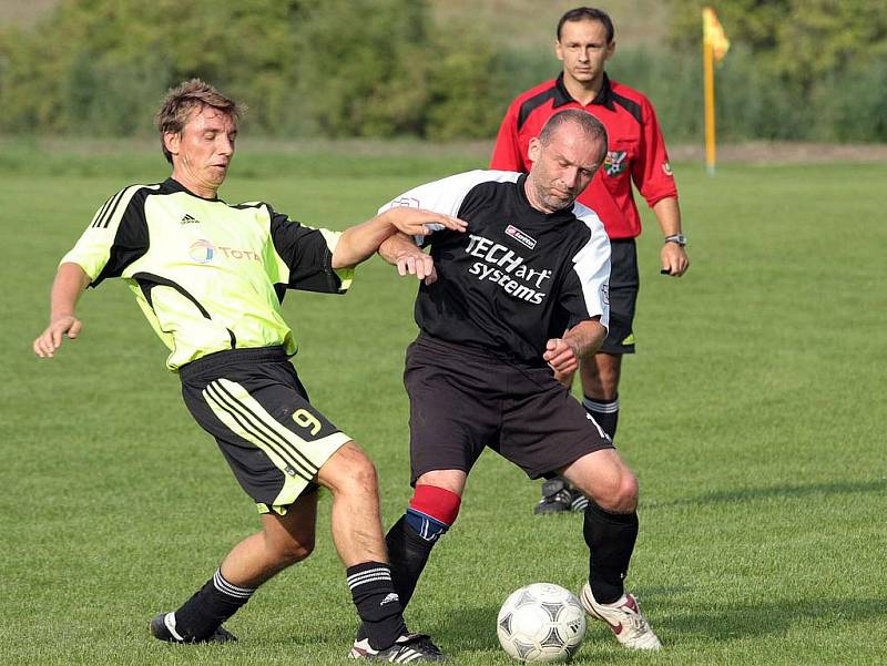 Z přípravného utkání Třebovle - Kouřim (3:3).