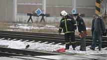 V Pečkách srazilo pendolino seniorku. Na místě svým zraněním podlehla. 10.2. 2009.