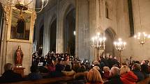 Česká mše vánoční Jakuba Jana Ryby v podání Kolínské filharmonie v chrámu svatého Bartoloměje v Kolíně.