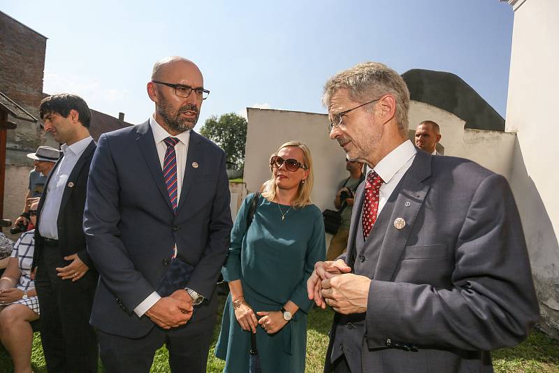 Otevření památníku 3. odboje v Lošanech u Kolína v pátek 26. srpna 2022.