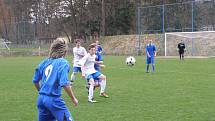 Z utkání mladšího dorostu FK Kolín - Nový Bydžov (1:1).