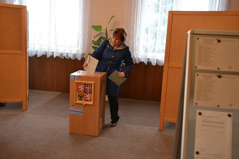 Volební místnost Radim, Kolínsko.