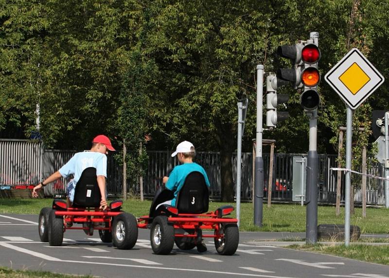 Naši nejmladší motoristé na dopravním hřišti