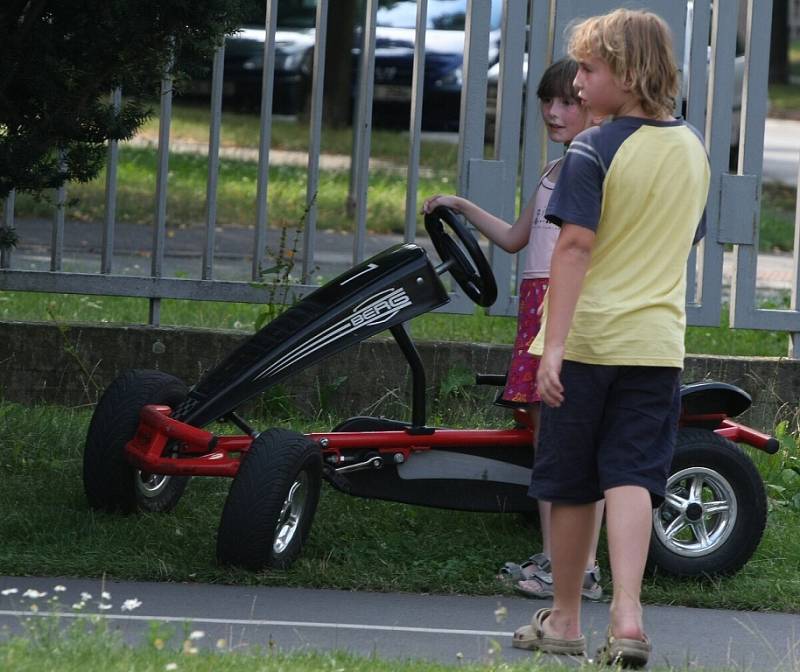 Naši nejmladší motoristé na dopravním hřišti