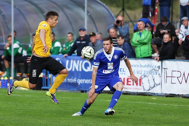 Z utkání FK Kolín - Sokolov (1:4).