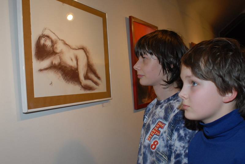 Milan Kozák vystavuje v kolínské Galerii