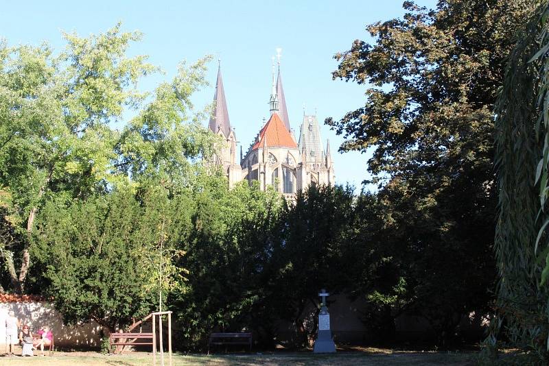 Komenského park v Kolíně.