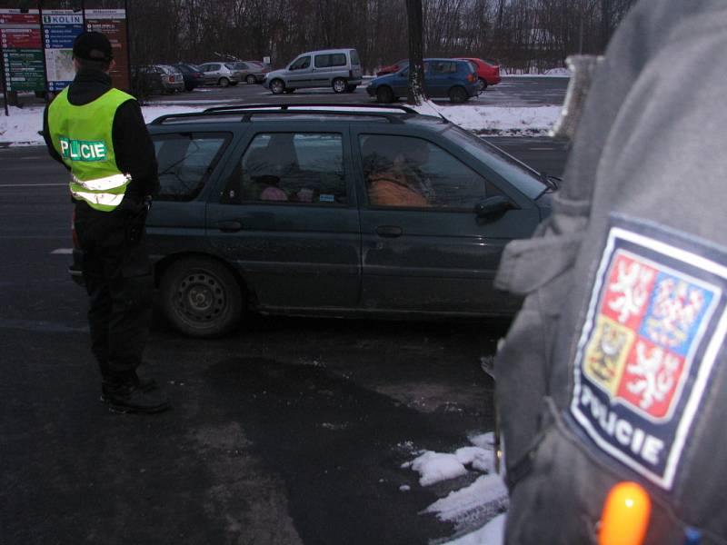 Policejní preventivně bezpečnostní akce na Kolínsku.