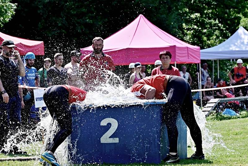 Ze středočeské krajské soutěže v Požárním sportu 2021.