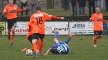 Z utkání FK Kolín - Roudnice nad Labem (0:0).