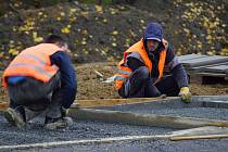 Práce na odpočívce Studený u dálnice D1 mají být hotové do konce příštího týdne.