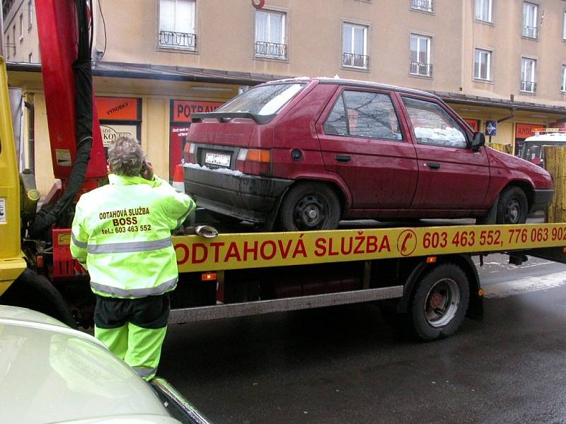 Odtahy vozidel v Kolíně