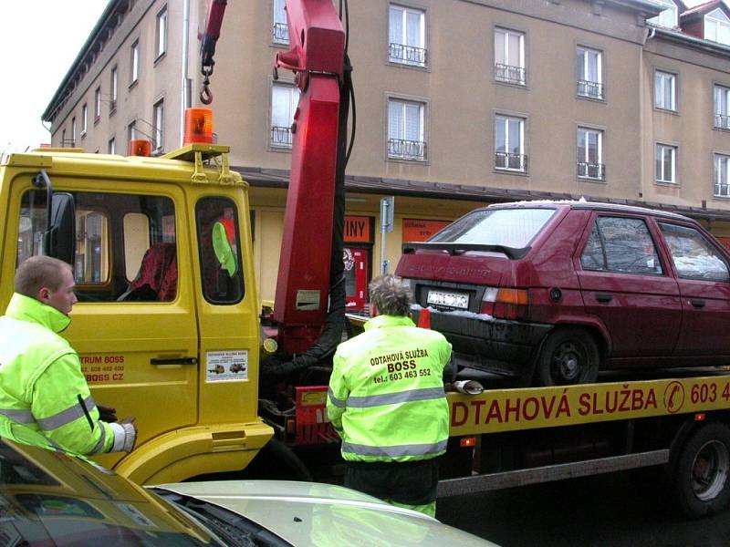 Odtahy vozidel v Kolíně