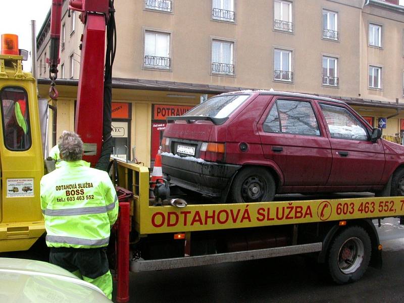 Odtahy vozidel v Kolíně